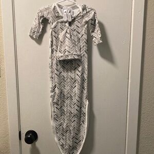 Copper Pearl Knotted Sleep Gown